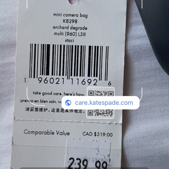 Kate spade mini camera bag - Picture 2 of 7